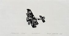 Robert Dance Signed Woodcut of World War I Airplane (III)  Sopwith Pup picture