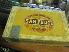 Detroit, Mich. DWG Cigar Corporation cardboard cigar box San Felice MICHIGAN MI picture