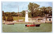 1963 Ontario, Canada Postcard-  BOATING AT BARRIE IN THE LAKE SIMCOE VACATION AR picture