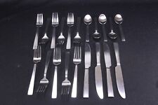 Room Essentials Satin Finish Stainless Flatware 20 Pieces picture