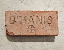 Vintage Salvaged D'Hanis Texas Antique Brick Maker Symbol picture