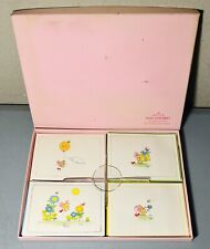 Vintage Hallmark Cheerful Mouse Note Ensemble 10 Note Notecards & Envelopes WOW￼ picture