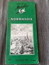 1963 Michelin Normandie France French Guide picture