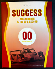 Original Factory Porsche RS Spyder Poster 2006 Winner of Le Mans picture