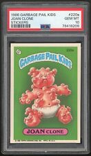 1986 Topps Garbage Pail Kids 6th Series #220a Joan Clone PSA 10 GEM MINT Os6 picture