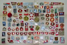 Huge lot 125 Vladimir Ilyich Lenin's Medals & Pins Original Soviet (USSR) Badges picture