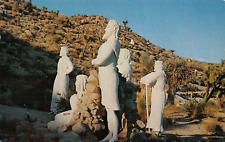 YUCCA VALLEY CALIFORNIA~DESERT CHRIST PARK-29 PALMS HWY-RELIGION~1959 POSTCARD picture