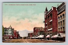 Ogden UT-Utah, Washington Avenue Looking North, Antique, Vintage Postcard picture