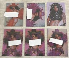 1997 Clearly Olivia OMNICHROME CARD Near Complete SubSET #2-6 - Lot OF 6  N picture