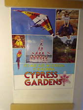 Vtg 1981 Cypress Gardens Florida Travel Poster 34 x 22 picture