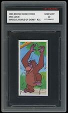 King Louie 1989 Brooke Bond Foods 1st Graded 10 Magical World Of Disney Card picture