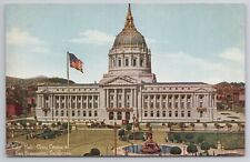 1907-15 Postcard City Hall Civic Center San Francisco CA picture