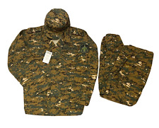 Mongolian Army Border Protection Military Uniform Set Shirt Pants Cap US M EU 48 picture