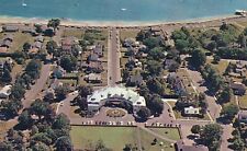 Lighthouse Inn in New London, Connecticut Aerial View vintage picture