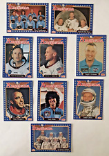 Neil Armstrong, Sally Ride, Astronauts & Space Programs 9 diff. collector cards picture