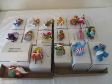 Jim Henson 1990’s Christmas Tree Ornaments Lot Of 17 W/Boxes Sesame Street picture