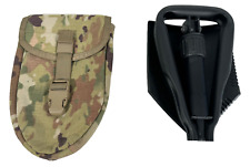 New USGI E-Tool Entrenching Tool Shovel with MOLLE II Carrier Pouch Multicam OCP picture