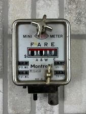 Vintage RARE TAXI MINI METER, electric, A&W Montreal, Made in JAPAN picture