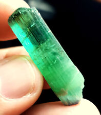 39Cts Beautiful Natural Color Tourmaline Crystal Type Rough Faceted Grade Space picture