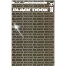 Black Book #1  - 1987 series Comico comics VF+ Full description below [u* picture