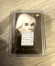 2018 Pieces of the Past ANDY WARHOL RELIC picture