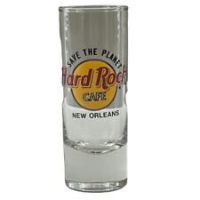 Hard Rock Cafe Double Shot Glass Save the Planet New Orleans Travel Souvenir  picture