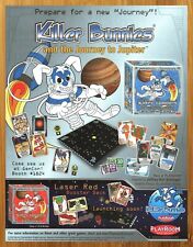 2008 Killer Bunnies Card Game Print Ad/Poster Jupiter TCG CCG Playroom Art 00s picture