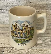 Conwy Castle Coffee Mug Magnificent of Edward 1st Welsh Fortresses  D-Handle VTG picture