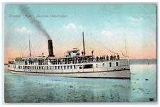 c1910's Steamer Flyer Steamship Tacoma Washington WA Unposted Antique Postcard picture