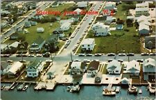 Avalon NJ-New Jersey, Aerial Town Greetings, Vintage Postcard picture