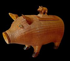 Mid Century Wicker Pig picture
