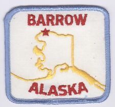 1983 Barrow, Alaska Patch 3-3/8 inches Iron/Sew-on Embroidered original picture