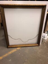 WOW LARGE vintage picture frame GORGEOUS mid modern 46/40” - 34” x 40” art picture