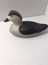 Small Vintage Painted  Ceramic Duck Decoy Figure Display  picture