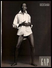 1993 Gap Naomi Sims Vintage PRINT AD Model White Shirt Fashion Steven Meisel picture