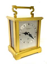 Antique Style ELLIOTT LONDON Gilt Mantel Clock / Carriage Clock THURLOW CHAPNESS picture