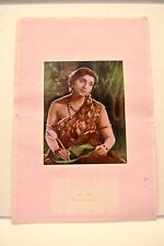 Vintage Litho Print Press Shakuntala The Wife Of Dushyanta Hindu Mythology Rare picture
