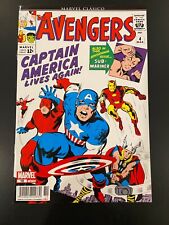 The Avengers #4 1st App Captain America written in Spanish 2008 Mexican reprint picture