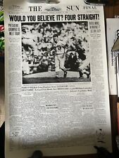 Orioles Win World Series/10-10-66/Baltimore Sun Glossy Replica picture