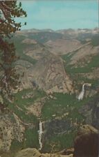 Yosemite National Park California Nevada Falls CA Chrome Vintage Post Card picture