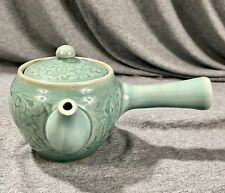 Korean Celadon Teapot Ceramic Pot Handmade Pottery Tea Set Teacup Earthen Pot picture