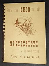 ***VINTAGE 1965 OHIO & MISSISSIPPI RAILROAD HISTORICAL BOOKLET*** picture