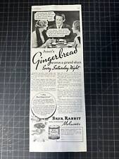 Vintage 1930s Brer Rabbit Molasses Print Ad picture