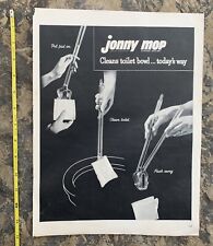 Jonny Mop Magazine Advertisement Insert. Okay condition  picture