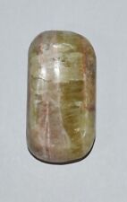 Tri Color Fluorite Hand Carved from North Carolina 228CT with Thumb Indent 228ct picture