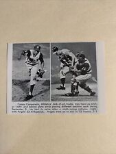 Bert Campaneris Ed Kirkpatrick A’s Angels 1965 Baseball Publication 4X4 Picture picture