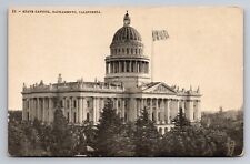 State Capitol Sacramento California Vintage Unposted Postcard picture