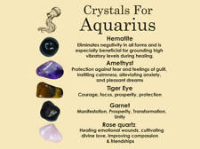 AQUARIUS Crystal Set, 5x Crystals Set For AQUARIUS picture