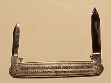 Robeson Shuredge USA 1922-1940. 2 blade Travelers Insurance advertising knife  picture