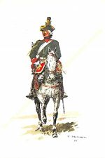 Illustration J.Demart Militaria Belgium Dragon Of Lead 1734 picture